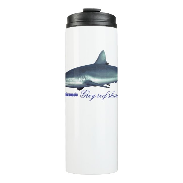 Termo Tiburón de arrecife gris de Guay (Anverso)