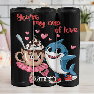 Termo Tiburón y Copa de Amor