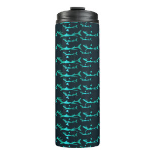 Termo Tiburones azules