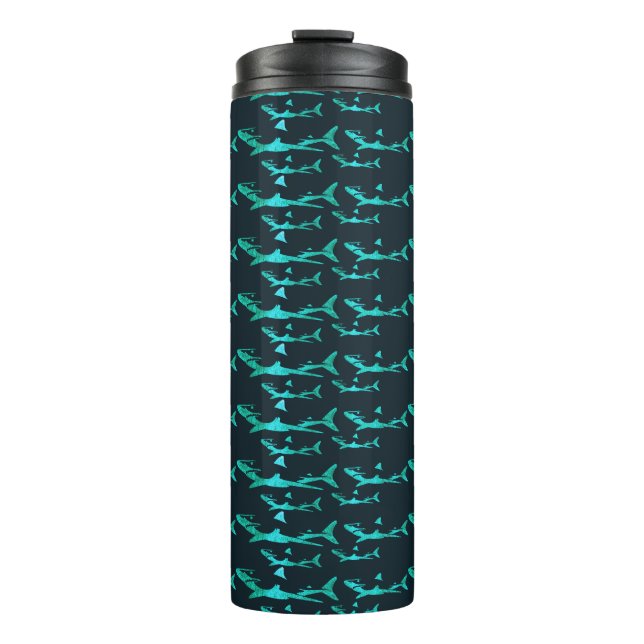 Termo Tiburones azules (Anverso)