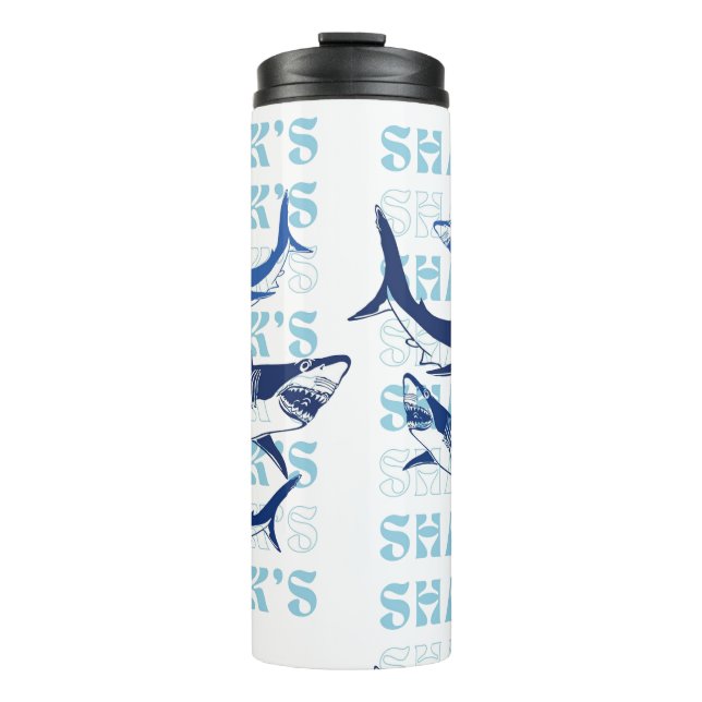 TERMO TIBURONES, TIBURONES, ESTILO (Anverso)