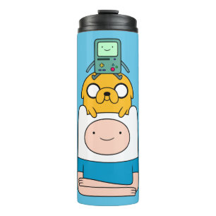 Termo Tiempo de aventura   BMO, Jake y Finn