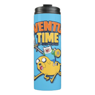 Termo Tiempo de aventura   Finn Riding Jake