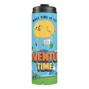 Termo Tiempo de aventura   Jake Flotando Con Finn