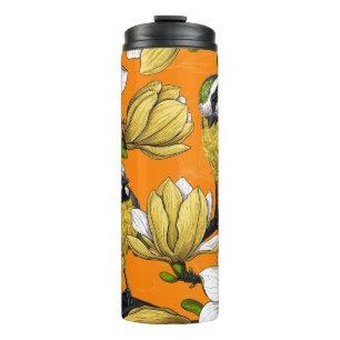 Termo Tiempo de primavera en amarillo