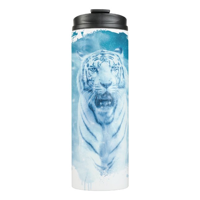 Termo Tigre Blanc Animal Vie Sauvage Jungle Nature (Anverso)