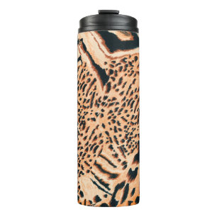 Termo Tigre sin foco, leopardo y jaguar. Textos sin foco