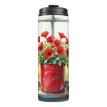 Tin de Café Rojo de lapachos rojos