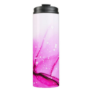 Termo Tinta de Alcohol Glamour. Lienzo suave rojo. Pink