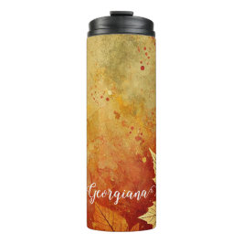 Termo Tinta Rustic Golden Otumnal Personalizada