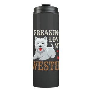 Termo Tipografía de amor al perro Westie
