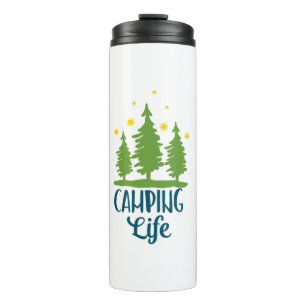 Termo Tipografía de vida de camping