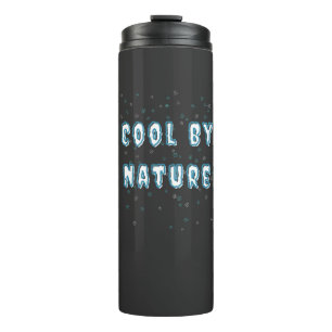 Termo Tipografía minimalista genial por naturaleza