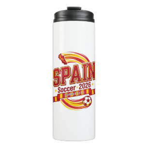 Termo Tipografía Negrita de Fútbol de España 2026 País F