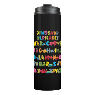 Termo Tipos De Dinosaurios Alphabet ABC