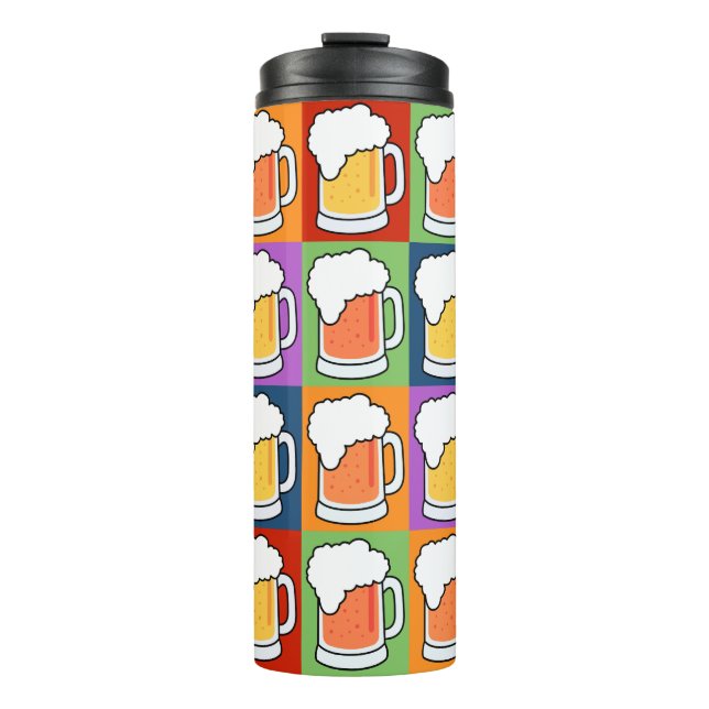 Termo Tiras de arte pop de BEER (Anverso)