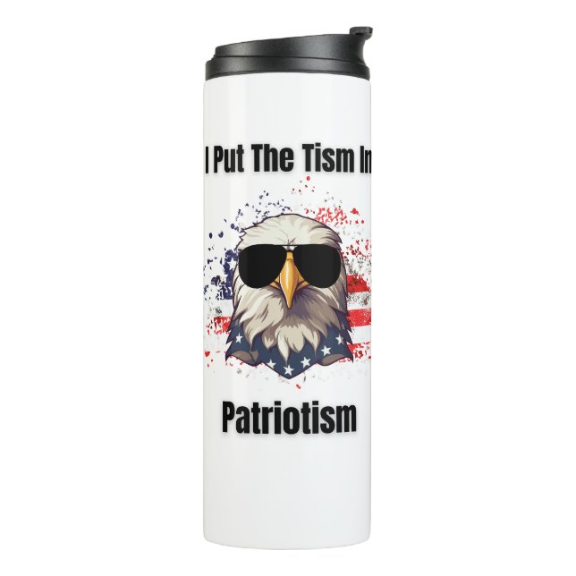Termo Tismo En Patriotismo (Rotado hacia la izquierda)