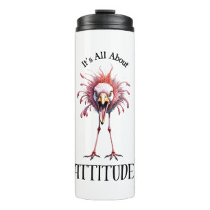 Termo Todo sobre Actitude Funny Flamingo