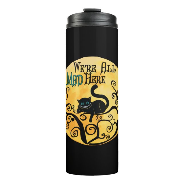 Termo Todos estamos locos aquí - Gato de Cheshire (Anverso)