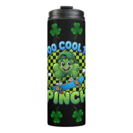 Termo Too Cool to Pinch Skateboard Shamrock St. Patricks