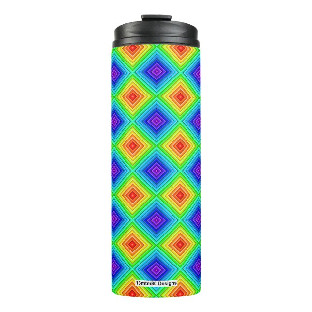 Termo Topografía geométrica - Tumbler térmico (Anverso)