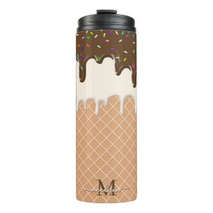 Termo Toque de chocolate helado crema de Waffle Cone Mon