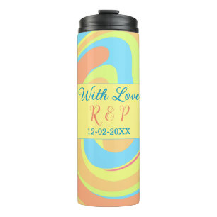 TERMO TORBELLINO DE PASTEL RETRO AGREGAR NOMBRE LETRA FE