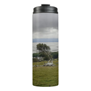 Termo Tormenta En El Tumbler Termal De La Bahía