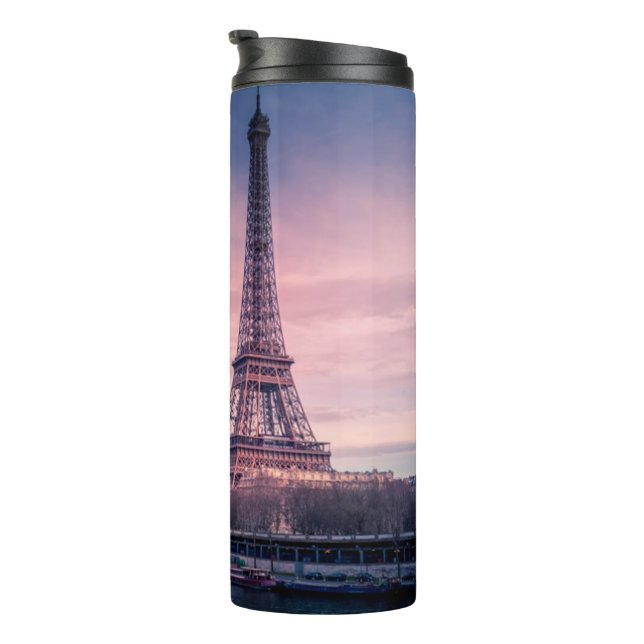 Termo Torre Eiffel de Francia de París (Rotado hacia la derecha)