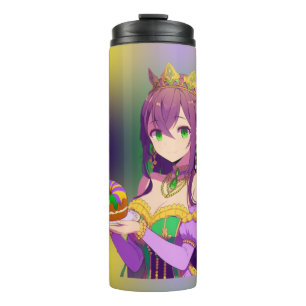 Termo Torta del Rey Anime Mardi Gras