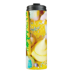 Termo Torta dulce malva lollipop azul brillante