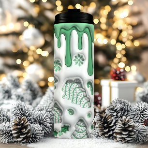 Termo Tortas Navideñas Verdes 3D
