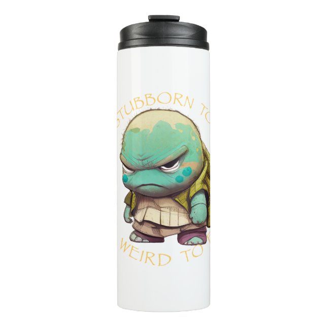 Termo Tortuga Demasiado Tonto Para Dejar De Ser Demasiad (Anverso)