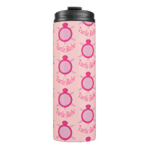 Termo Tortuga rosada pequeña Babe Thermal Tumbler