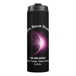 Termo TOTAL personalizado de viaje de ECLIPSE SOLAR 2024