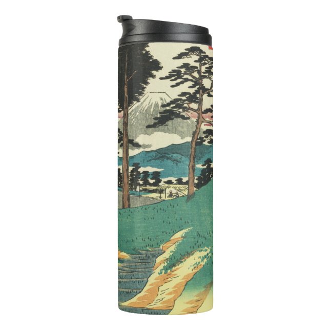 Termo Totsuka, Japón: Impresión de bloques de madera vin (Rotado hacia la derecha)