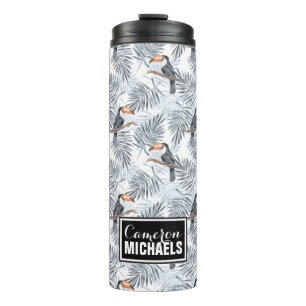 Termo Toucan gris el   añade su nombre