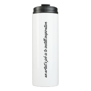 Termo Trabajo de artista Taza térmica
