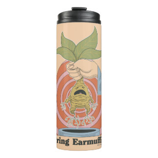 Termo "¡Traigan orejeras!" Gráfico de Mandrake gritando