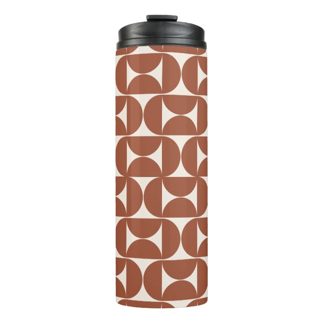 Termo Trama moderna de mediados del siglo XX Rust Terrac (Anverso)