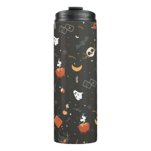 Termo Trasfondo del patrón de Halloween singularísimo