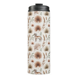 Termo Travel mug with a pattern of brown and green