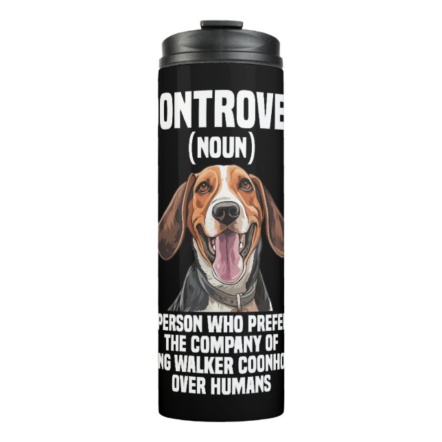 Termo Treeing Walker Coonhound Lover Dog Coontrovert (Anverso)