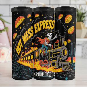 Termo Tren de Skeleton Hot Mess Express