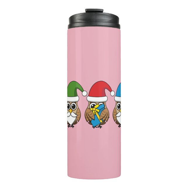 Termo Tres graciosos Navidades Gnome Owes (Anverso)