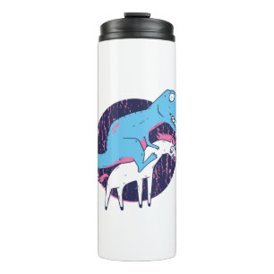 Termo Trex Riding Unicorn
