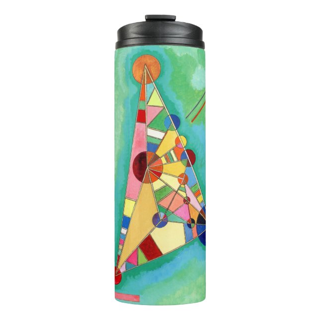 Termo Triángulo multicolor de Kandinsky (Anverso)