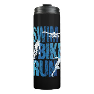 Termo Triatlón - Huida en bicicleta de natación