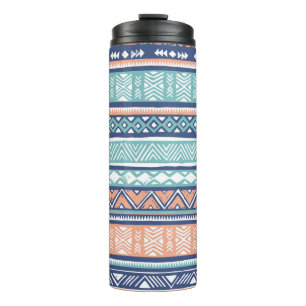 Termo Tribual Pastel Navajo: patrón sin costuras.