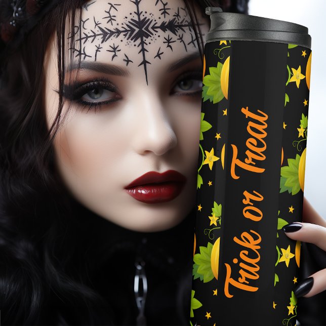 Termo Trick o Trek Jack o Lantern Halloween Calabaza (Subido por el creador)